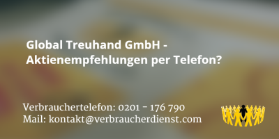 Beitragsbild: Global Treuhand GmbH - Aktienempfehlungen per Telefon