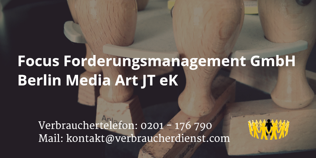 Beitragsbild: Focus Forderungsmanagement GmbH Berlin Media Art JT eK