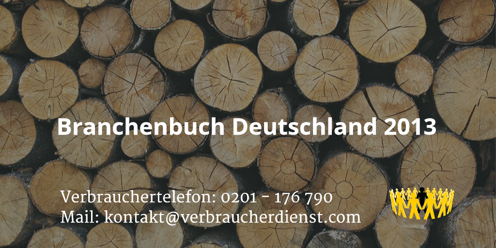 Beitragsbild: Branchenbuch Deutschland 2013