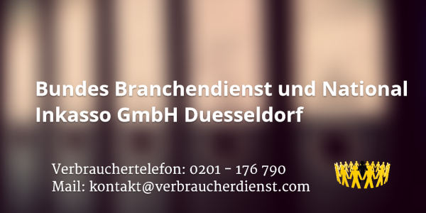Beitragsbild: Bundes Branchendienst und National Inkasso GmbH Duesseldorf