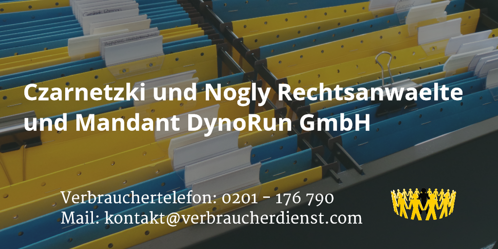 Beitragsbild: Czarnetzki und Nogly Rechtsanwaelte und Mandant DynoRun GmbH