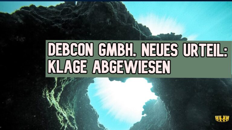 Debcon GmbH, neues Urteil: Klage abgewiesen