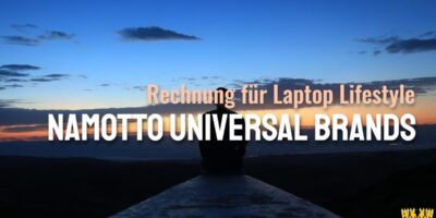 Titel: Namotto Universal Brands: Rechnung für Laptop Lifestyle