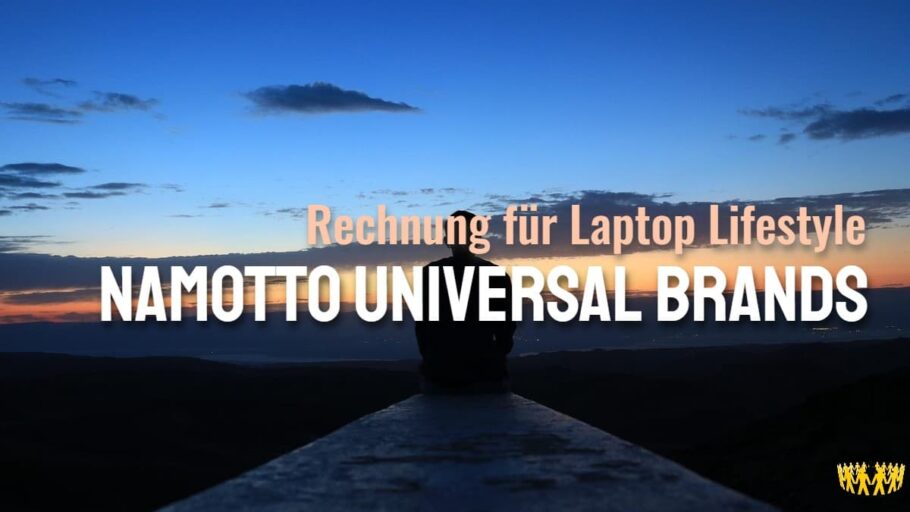 Titel: Namotto Universal Brands: Rechnung für Laptop Lifestyle