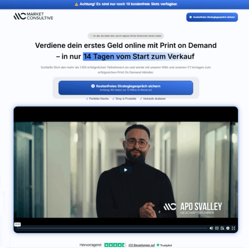 Screenshot URL: https://start.marketconsultive.de/erstgespraech/ (26.08.2025)