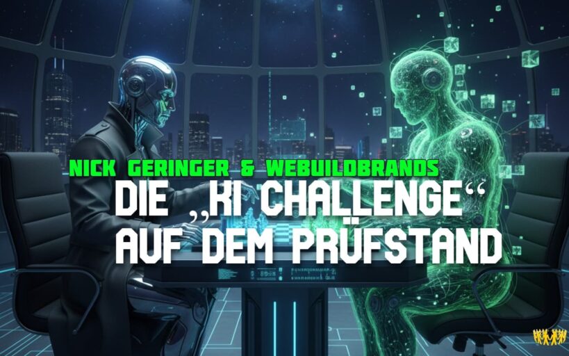 Titel: :Nick Geringer & WeBuildBrands: Die „KI Challenge“ auf dem Prüfstand