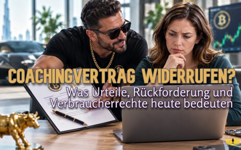 Titel: Coachingvertrag widerrufen? Was Urteile, Rückforderung und Verbraucherrechte heute bedeuten