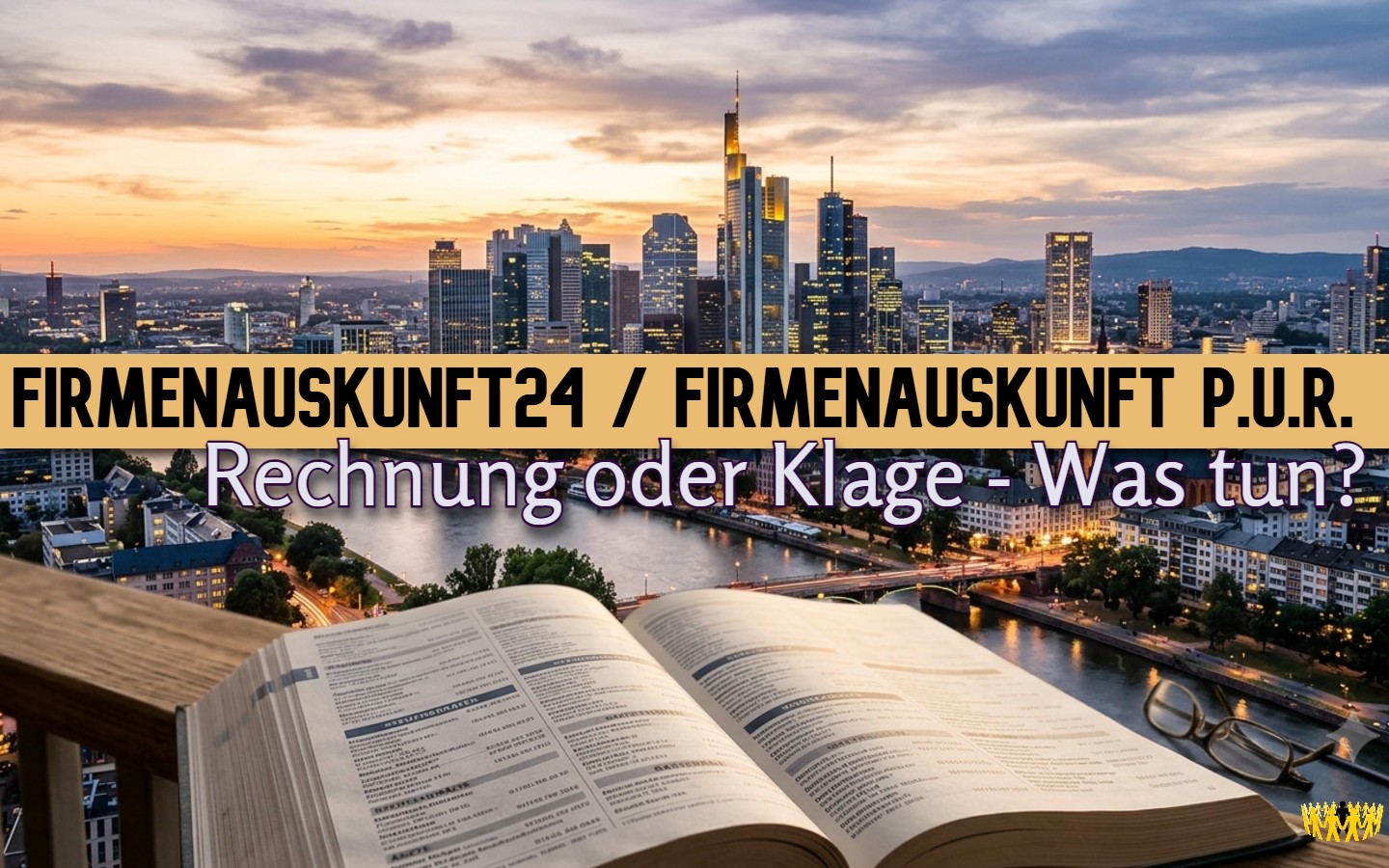 Titel: Firmenauskunft24 Erfahrung, Firmenauskunft P.U.R. Rechnung, Firmenauskunft24 Klage: Was Unternehmen beachten sollten