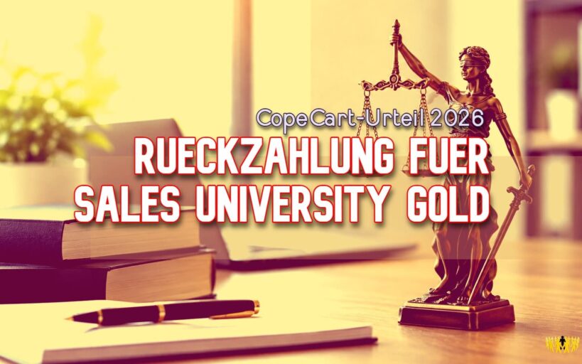 Titel: CopeCart-Urteil 2026: Amtsgericht Leonberg spricht Rückzahlung für „Sales University Gold“ zu