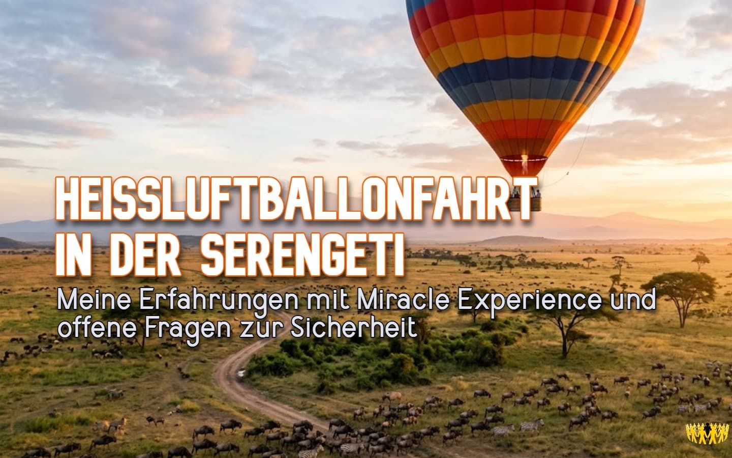 Titel: Heißluftballonfahrt in der Serengeti: Meine Erfahrungen mit Miracle Experience